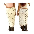 thumbnail image 2 of LMLYSoH Women's Casual Midi Skirt Elegant Dot Print Slim Fit Knee Length Skirt for Party Work Daily Wear, 2 of 7