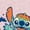 HEATHER PINK, variant on Lilo & Stitch - Pumpkin Florals Short Sleeve Graphic T-Shirt