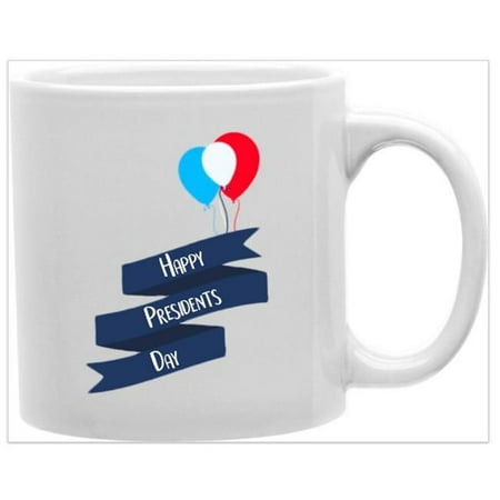 

imaginarium goods MUG-KSA-BALLOONPRESDAY Happy Presidents Day Balloons Mug