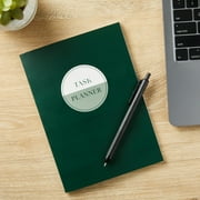 (4 pack) Pen+Gear Task Planner, Undated, Emerald Green Paper Cover, 112 Pages, Medium Size