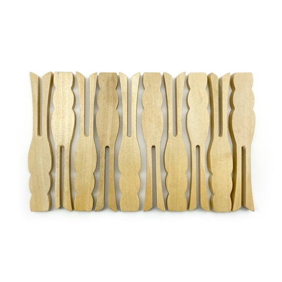 12 Packs: 10 ct. (120 total) Medium Vintage Clothespins by Recollections