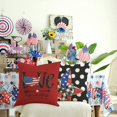 thumbnail image 2 of Fundas de almohada decorativas para el 4 de julio, 18 x 18, juego de 4, lunares, estrellas y rayas, fundas de almohada para camión, almohadas patrióticas, conmemorativas de la independencia, 2 of 5