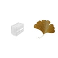 thumbnail image 1 of caso de tejido,Caja de almacenamiento de papel higiénico para montaje en pared,Esculturas de pared de hojas,Esculturas de pared de hierro forjado con forma de hojas de ginkgo,Escultura, 1 of 8