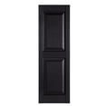 thumbnail image 1 of Premier Raised Panel Exterior Decorative Shutters, Black - 15 x 43 in., 1 of 1