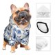 thumbnail image 3 of Fotbe Blue Paisley Sudadera con Estampado para Perros Pequeños – Suéter con Capucha para Mascotas, Tela Suave de Forro Polar con Bolsillo-Medium, 3 of 7