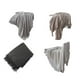 thumbnail image 5 of Kearding Mantas nórdicas, blancas, informales, ligeras, suaves, estilo cómodo, decorativas, cálidas, grandes, para sofá, Camping Decoración del hogar Gris oscuro 127×170CM Kearding HA071923-01, 5 of 6