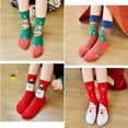 thumbnail image 5 of Kids Christmas Socks Toddler Nonslip Grip Christmas Socks Baby Holiday Winter Warm Socks Xmas Socks for Boys/Girls, 5 of 7