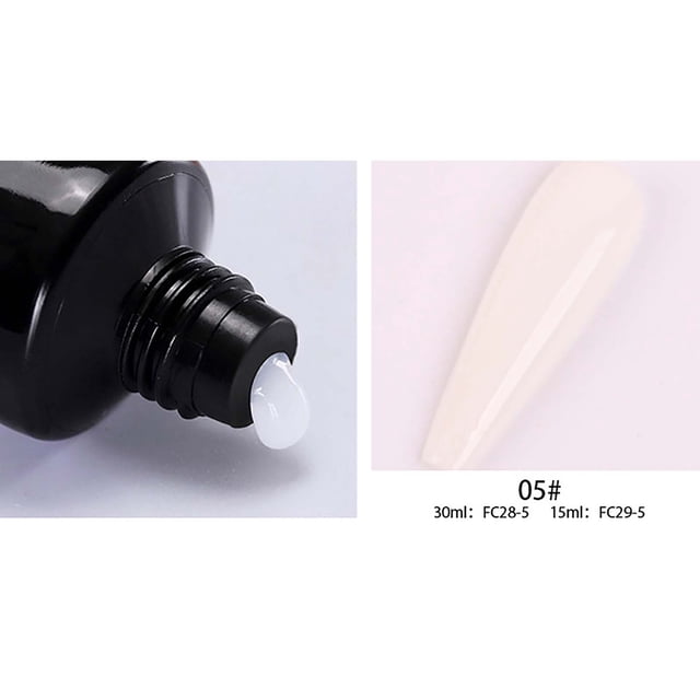 DPTALR Gel d'Extension Étoile 15ml Sans Support en Papier Gel d'Extension d'Ongles Cristal Rapide 15ml