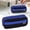 Dark Blue, variant on YSKING Large Capacity Hot Pink Pencil Case,8.66in Triple Zipper Oxford Pouch,Multi Compartment Stationery Organizer for Office College Makeup Storage,Single Aesthetic Pen Storage Bag