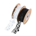 thumbnail image 4 of Elodie Music Note Ribbon Craft Ribbon Solid Color Polyester 10 Yards for Wedding Winter White and Black, 4 of 8