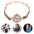 thumbnail image 5 of 1 reloj de cuarzo de moda para mujer (dorado y negro), 5 of 5