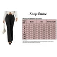 thumbnail image 3 of Sexy Dance Women Dress Lounge Pants Business Elastic Waist Casual Stretch Work Trousers Slacks with 4 Pockets, 3 of 12