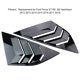 thumbnail image 2 of Riwesomey Paquete de 2 persianas para ventana trasera de coche, embellecedores de decoración para coche, cubierta protectora Exterior, suministros de Ventana automotriz Negro brillante Riwesomey VI016758-02B, 2 of 6