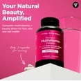 thumbnail image 5 of Vital Vitamins Women’s Multivitamin Complex, Beauty & Wellness Support, with Collagen, Hyaluronic Acid & MSM, 60 Capsules, 5 of 10