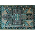 thumbnail image 1 of Ahgly Company Indoor Rectangle Persian Light Blue Traditional Area Rugs, 6' x 9', 1 of 4