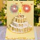thumbnail image 4 of Tarjetas de felicitación de cumpleaños 3D, divertidas tarjetas de pastel de fuegos artificiales, novedad para mujeres, hombres y niños, 4 of 6
