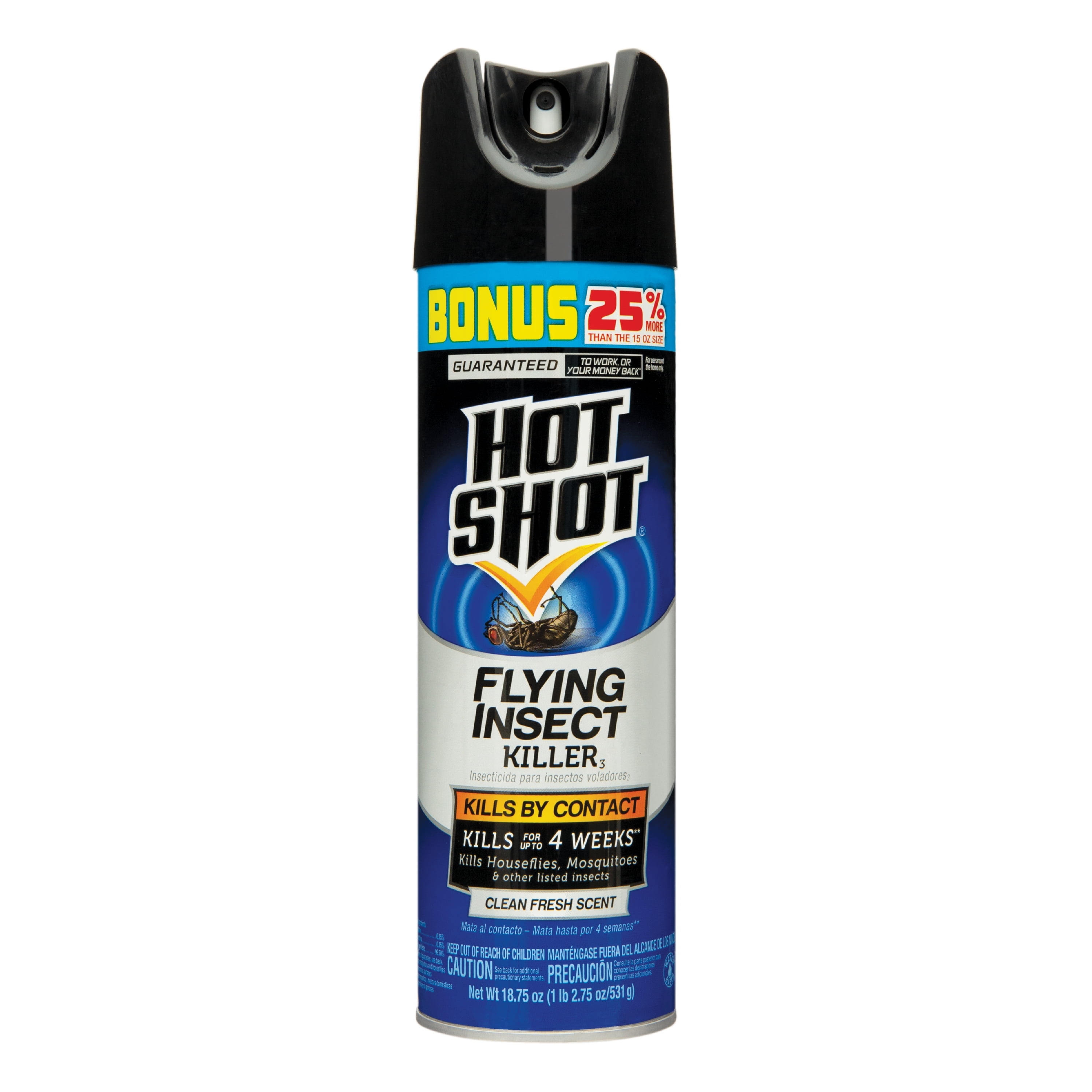Buy Hot Shot Flying Insect Killer, Clean Fresh Scent, Aerosol, 18.75-oz at ...