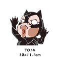 thumbnail image 1 of Marvel vengadores Spiderman Naruto Kakashi Jilaiya Game Funny Anime Peeking Glass Pvc vinilo adhesivo para coche ventana huangjie unisex, 1 of 2