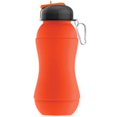 thumbnail image 1 of Ad-N-Art SNB01-ORANGE Silicone Squeeze Water Bottle in Orange, 1 of 1