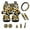 Cow Print Sunflower, variant on Yuyamidu 12 PCS Blue Cow Print Car Seat Covers Set Cute Steering Wheel Cover Seat Belt Pads Cup Coasters Chapstick Holder Key Chain Keychain Wristlet