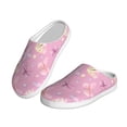 thumbnail image 2 of Fotbe Butterfly 1 Pattern Women's Fuzzy Curly Fur Memory Foam Loafer Slippers Indoor Outdoor Slippers Winter Home Shoes-42/43, 2 of 7