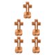 thumbnail image 1 of Matsuzay Wooden Cross Ornament Collectible Figurines for Church Decor Home Type2 NO2, 1 of 6