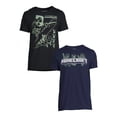 thumbnail image 2 of Minecraft Men's & Big Men's Graphic Tee Shirt 2-Pack, Sizes S-3XL, 2 of 6