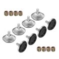thumbnail image 1 of Uxcell 8 Pcs M8 Niveladores Ajustables para Muebles, 1.14 x 1.56" Pies Niveladores con Tuerca de Acoplamiento, 1 of 6