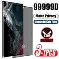 thumbnail image 1 of Protectores de pantalla de privacidad de cerámica mate, película antiespía para Samsung Galaxy S21, S20, S22 Ultra FE Note 20, 9, 10, S8, S9, S10 Plus, 1-3 piezas, 1 of 3