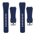 thumbnail image 1 of 2 juegos de correas de reloj de silicona respetuosas con el medio ambiente monocromáticas de sarga para relojes Amazfit GTR, 1 of 8