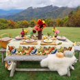 thumbnail image 5 of Fall Tablecloth for Rectangle Tables 60 x 120inch Thanksgiving Tablecloth Waterproof Fall Table Cloths for Dining Room Indoor Outdoor Home Decor, 5 of 5