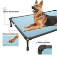 thumbnail image 3 of Veehoo Chew Proof Elevated Dog Bed - Cooling Raised Pet Cot - Rustless Aluminum Frame and Durable Textilene Mesh Fabric, Unique Designed No-Slip Feet for Indoor or Outdoor Use, 3 of 7