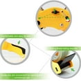 thumbnail image 3 of Maoww Tape Dispenser Invisible Transparent Slicer Machine Small Desktop Tape Holder for Office Home School, Yellow, 3 of 7
