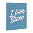 thumbnail image 2 of Stupell Industries Eclectic I Love Sleep Typography Canvas Art, 30 x 40, by House of Lulu, 2 of 6