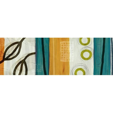 - Twists and Turns I Art Print By Yuko Lau - 36x12