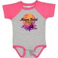 thumbnail image 3 of Inktastic Miami Beach Florida Vacation Sunset Girls Baby Bodysuit, 3 of 5