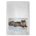 thumbnail image 1 of Betsy Drake GT053COR Serviette d'Invité Chat sur Tapis, 1 of 1