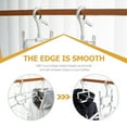 thumbnail image 4 of CTIRCHIU Heavy Duty Folding Hoodie Hanger White Plastic Clothes Rack with Adjustable Stretchable Design, 4 of 8