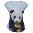thumbnail image 2 of Panda Portrait Juniors Tunic Shirt - Medium, 2 of 2