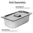 thumbnail image 1 of Excellante Third Size 4-Inch Deep 24 Gauge Anti Jam Pans, 1 of 4