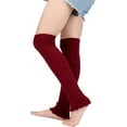 thumbnail image 3 of PIKADINGNIS Women Leg Warmers Knitted Crochet Long Socks Short Boot Leggings Winter Warmer Footless Socks, 3 of 4