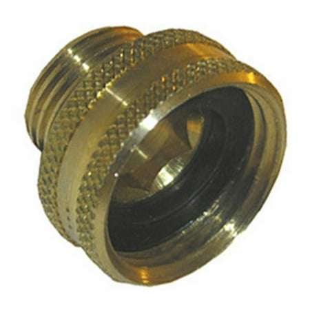 0.75 Female Garden Hose - 0.75 Female Garden Hose x 0.5 Male Pipe Adapter