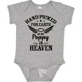 thumbnail image 3 of Inktastic Handpicked for Earth by My Poppy in Heaven with Angel Wings` Boys or Girls Baby Bodysuit, 3 of 5