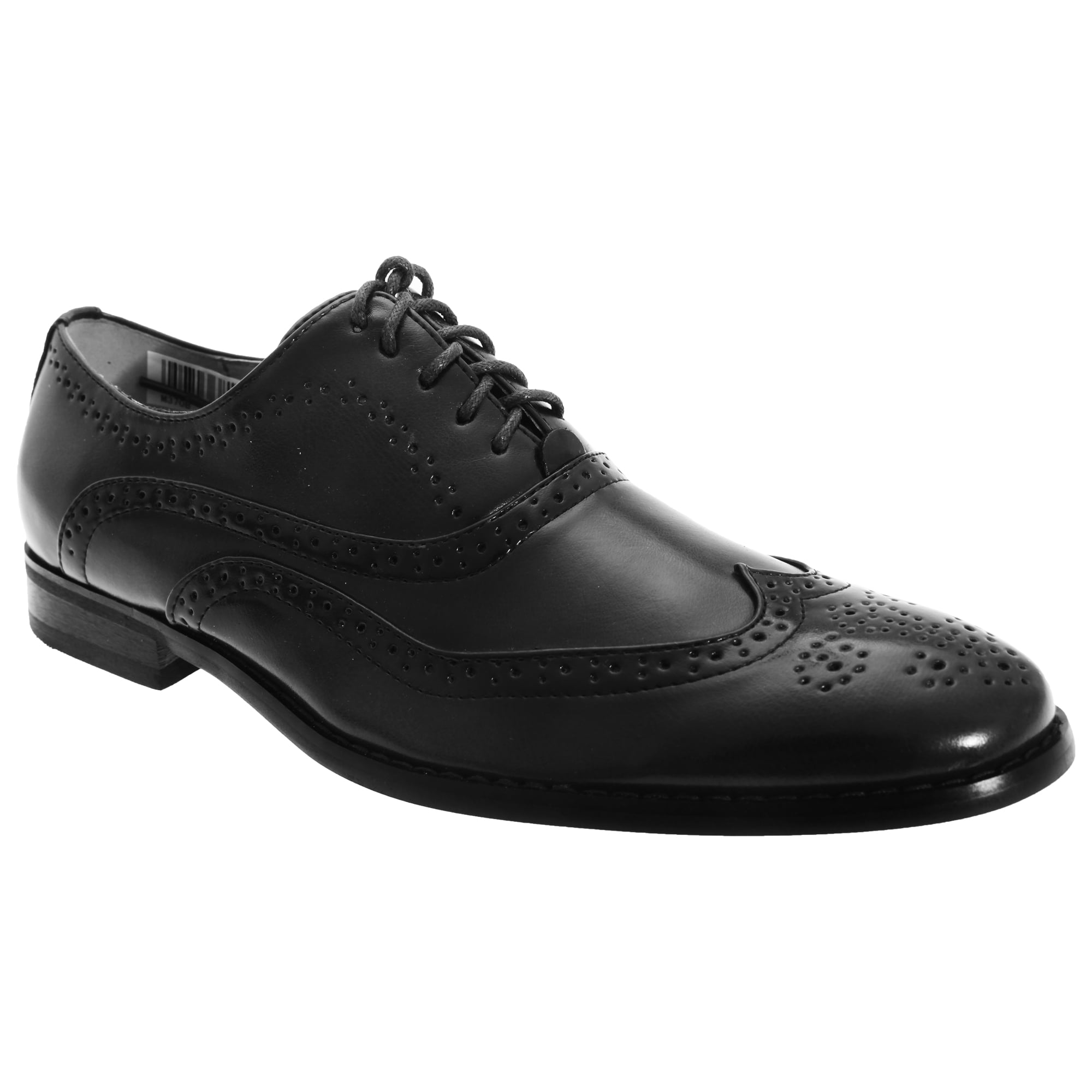 Mens Formal Shoes Leather Hi Shine Lace Smart Office Dress Brogues Gibson Size 