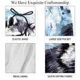 thumbnail image 4 of luoweisi Men's Beach Shorts Quick Dry Swim Trunks with Mesh Lining Raccoon XL, 4 of 5