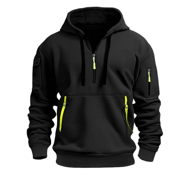 WILLBEST Sudaderas De Hombre Sudadera con Capucha De Manga Larga para Hombre, Diseño Único e Informal para Exteriores, Color Sólido, para Primavera y Otoño Chica