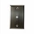thumbnail image 3 of Residential Essentials 10812SN Single Cable Jack Switch Plate- Satin Nickel, 3 of 3
