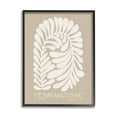 thumbnail image 2 of Stupell Industries Neutral Tones Botanical Leaf Pattern Matisse Text Framed Wall Art, 16 x 20, Design by Ros Ruseva, 2 of 5