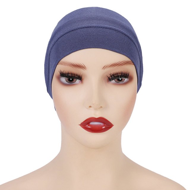 Gorra cilíndrica monocromática modal, gorra de base, gorra de cuello de mujer de algodón mercerizado de alta elasticidad