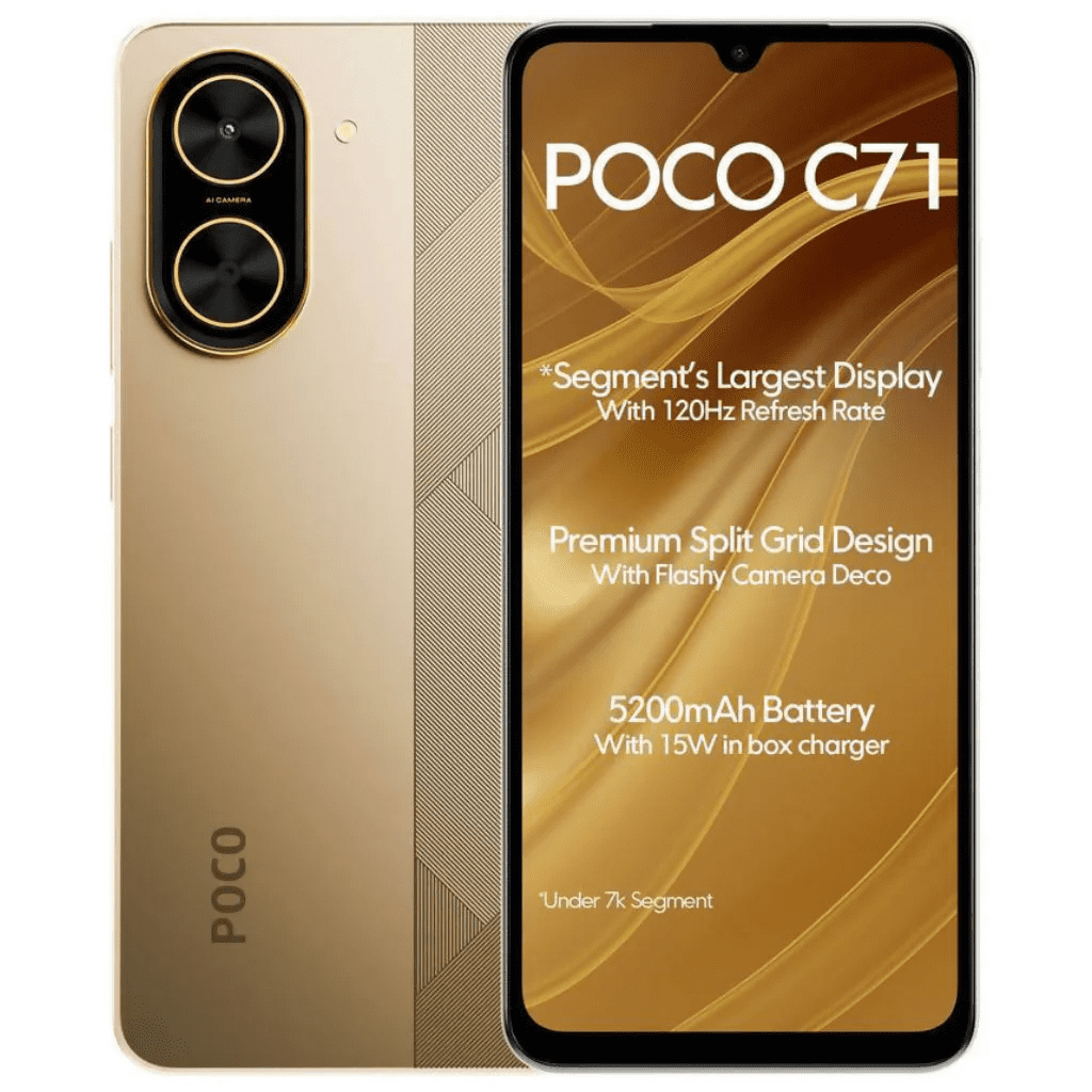 Smartphone Xiaomi Poco C71 3GB RAM 64GB Dorado